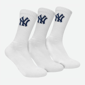 Носки New York Yankees 3 pk Crew 15100002-1001 31-34 р 3 пары Белые (8718984008951) ТОП в Кривом Роге