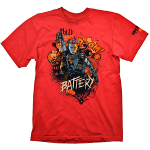 Футболка Gaya COD "Black Ops 4 T-Shirt Battery Red" M (GE6301M) ТОП в Кривому Розі