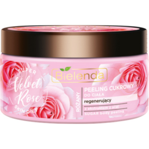 Скраб сахарный Bielenda Super Skin Diet Velvet Rose Регенерирующий 350 г (5902169034214) в Кривом Роге