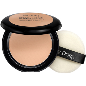 Пудра для обличчя Isadora Velvet Touch Sheer Cover Compact Powder 46 warm beige 10 г (7317852149461) ТОП в Кривому Розі