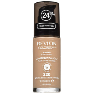 Тональний крем Revlon ColorStay комбінована та жирна шкіра з дозатором 220 Natural Beige 30 мл (309974700054) в Кривому Розі