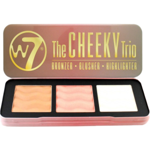 Хайлайтер для обличчя W7 The Cheeky Trio 21 г (5060406141122) краща модель в Кривому Розі