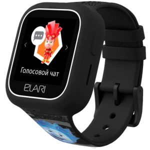 Детские телефон-часы с GPS трекером Elari FixiTime Lite Black (ELFITL-BLK) лучшая модель в Кривом Роге