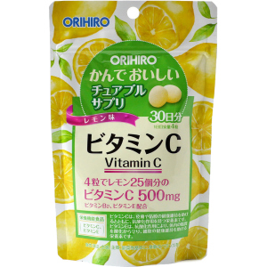 Вітаміни Orihiro Вітамін С 60 г 120 жувальних таблеток (4571157256740) ТОП в Кривому Розі
