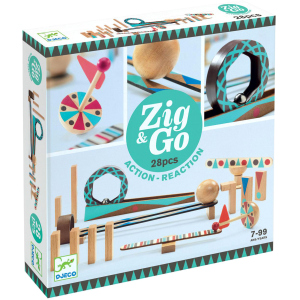 Настольная игра-конструктор Djeco Zig&Go 28 деталей (3070900056404) ТОП в Кривом Роге