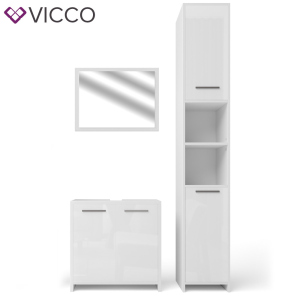 Комплект для ванной Vicco Kiko, 3 предмета, глянец рейтинг