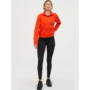 Спортивные леггинсы H&M Sport 0720125-1 S Черные (2000001715864) лучшая модель в Кривом Роге