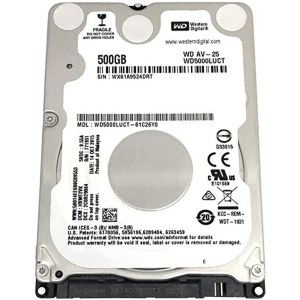 HDD SATA 500GB WD, 16Mb, AV-25 (WD5000LUCT)