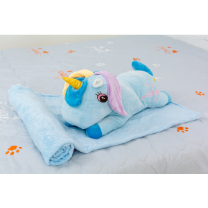 Плед детский MirSon №1068 Unicorn with Blue Mane 100х160 (2200003094190) лучшая модель в Кривом Роге