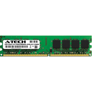 Оперативна пам'ять A-Tech 2GB DDR2-800 (PC2-6400) DIMM (AT2G1D2D800NA0N18V) ТОП в Кривому Розі