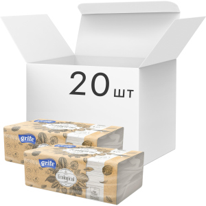 Упаковка бумажных полотенец Grite Ecological FT двухслойных 20 пачек по 150 листов (4770023350210) в Кривом Роге