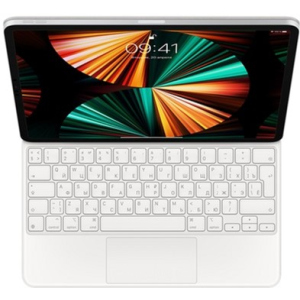 Обложка-клавиатура Apple Magic Keyboard для iPad Pro 12.9 2021 White (MJQL3RS/A) лучшая модель в Кривом Роге