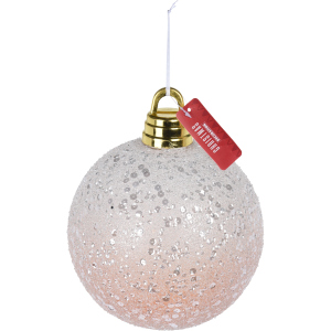 Ялинкова куля Christmas Decoration 20 см (CAA724990_glitter) краща модель в Кривому Розі