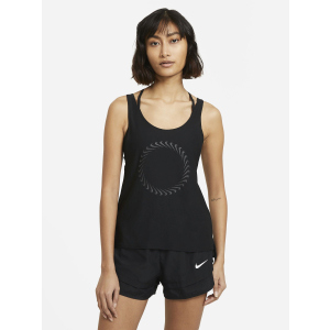 Майка Nike W Nk Icon Clash Miler Tank CZ9604-010 L Черная (194957227600) в Кривом Роге