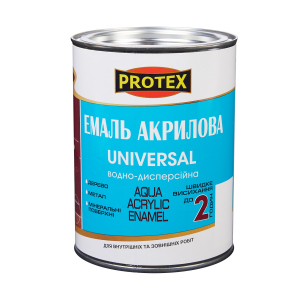 Эмаль акриловая ВД Universal PROTEX 0.88кг (0.75л) зелёная ТОП в Кривом Роге