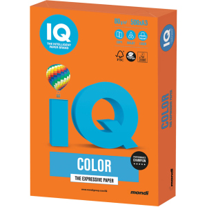 Бумага офисная IQ Color OR43 A3 80 г/м2 500 листов Оранжевая (9003974400747)