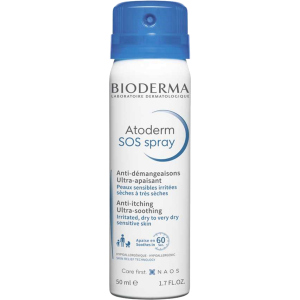 Спрей Atoderm SOS Spray Анти-свербіж Ультразаспокійливий 50 мл (3401528546402) краща модель в Кривому Розі