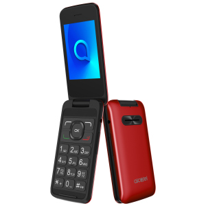 Мобильный телефон Alcatel 3025 Single SIM Metallic Red (3025X-2DALUA1) лучшая модель в Кривом Роге