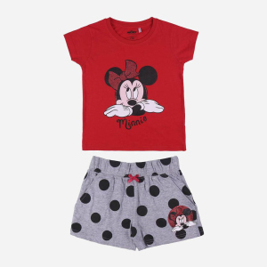 Комплект (футболка + шорты) Disney Minnie 2200007019 164 см (14 лет) Красный (8427934548309) лучшая модель в Кривом Роге