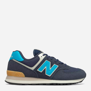 хороша модель Кросівки New Balance 574 ML574MS2 39 (7) 25 см Сині з блакитним (195173179735)