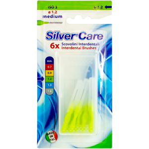 Межзубные ершики Silver Care 6 шт средние (8009315041243) в Кривом Роге