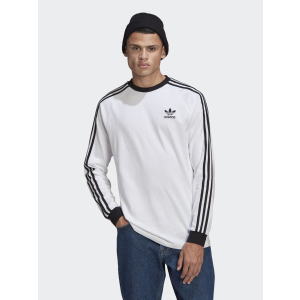 хороша модель Жіночий лонгслів Adidas 3-Stripes Ls T GN3477 L White (4064045945692)