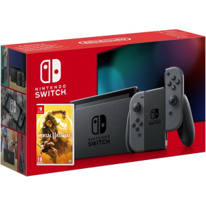 Nintendo Switch Gray (Upgraded version) + Гра Mortal Kombat 11 (російська версія) ТОП в Кривому Розі