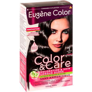 Фарба для волосся Eugene Perma без аміаку Color &amp; Care 1 Чорний 125 мл (3140100336191) ТОП в Кривому Розі