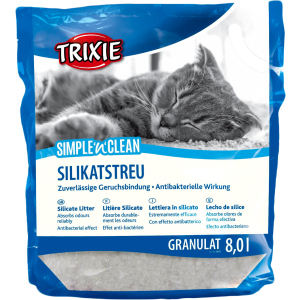 Наповнювач для котячого туалету Trixie SimplenClean Силікагелевий поглинаючий 3.6 кг 8 л (4047974040201) краща модель в Кривому Розі