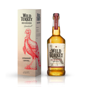 Бурбон Wild Turkey до 8 лет выдержки 0.7 л 40.5% в подарочной коробке (4820180020270) в Кривом Роге