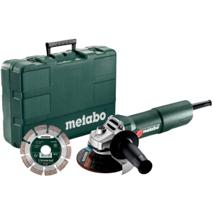 Угловая шлифмашина Metabo W 750-125 SET КШМ 750 Вт, 125 мм + диск (603605510) в Кривом Роге