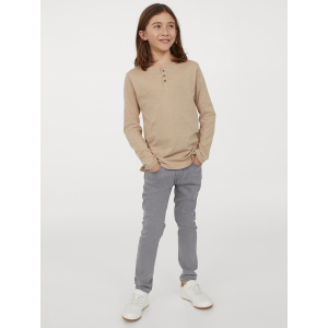 Джинсы H&M 1502-8759312 140 см Светло-серые (hm08711531972) ТОП в Кривом Роге