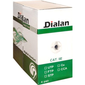 Кабель Dialan КПВЭ 4х2х0.50 мм² (FTP-cat.5E) 305 м (10554) в Кривом Роге