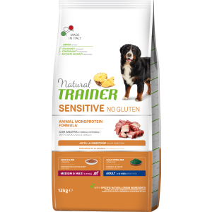 Сухий корм для собак Trainer Natural Dog Sensitive Adult з качкою та цільними зернами 12 кг (8059149252520) в Кривому Розі