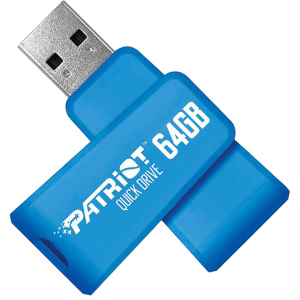 Patriot Color Quickdrives 64GB USB 3.1 Blue (PSF64GQDBL3USB) в Кривом Роге