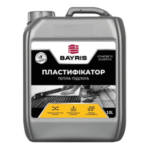 Пластификатор теплый пол Bayris добавка в бетон 10л в Кривом Роге