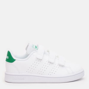 Кеды детские Adidas Advantage C EF0223 29 Ftwwht/Green/Gretwo (4061622793462) ТОП в Кривом Роге