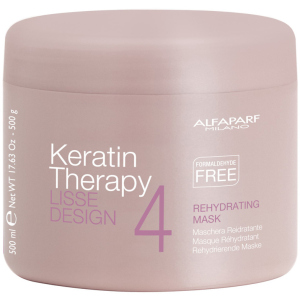 Маска для волос Alfaparf LD Keratin Therapy Rehydrating Mask Увлажняющая 200 мл (8022297056081)