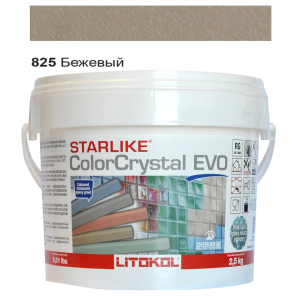 Епоксидне затирання Litokol Starlike EVO ColorCrystal 825 Бежевий Хамелеон 2,5 кг в Кривому Розі