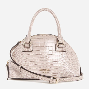 Сумка жіноча Guess Shilan Croc Mini 616 Пудрова (H2000029597572) краща модель в Кривому Розі