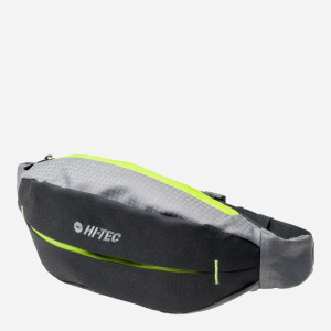 Чоловіча поясна сумка Hi-Tec Bellybag Black/Lime Punch (5902786015054) в Кривому Розі