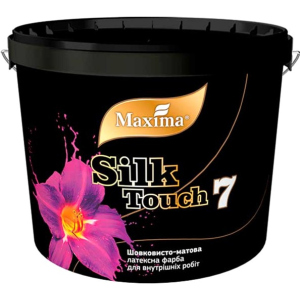 Шовковисто-матова латексна фарба "Silk Touch 7" Maxima 3.5 кг (4823083307868) краща модель в Кривому Розі