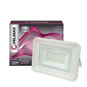 LED прожектор Velmax, 30W, 2700Lm, 6200К (4542) ТОП в Кривому Розі