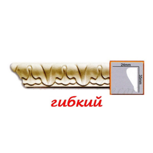 Молдинг гибкий CR686F Gaudi Decor (35x24)мм лучшая модель в Кривом Роге