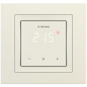 Терморегулятор для теплого пола Terneo s unic (слоновая кость) лучшая модель в Кривом Роге