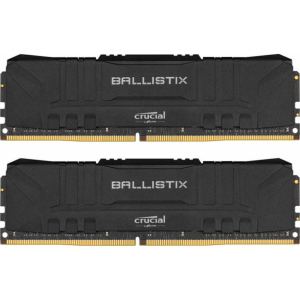 Модуль пам'яті для комп'ютера DDR4 16GB (2x8GB) 3200 MHz Ballistix Black MICRON (BL2K8G32C16U4B) краща модель в Кривому Розі