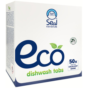 Таблетки для посудомоечной машины Seal Eco for Nature для мытья и полоскания посуды 50 шт (4750104001705) в Кривом Роге