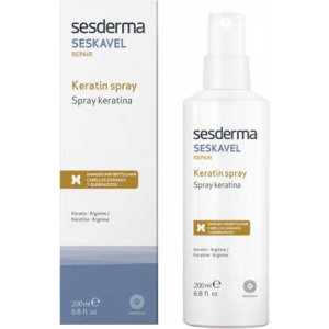 хороша модель Спрей для волосся Sesderma Seskavel Keratin Spray Відновлюючий з кератином 200 мл (8429979426611)