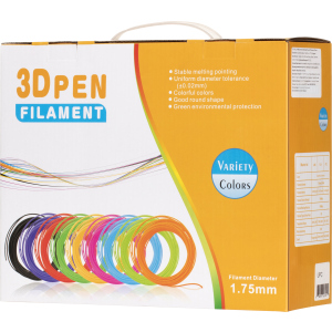 Набір ниток Dewang PLA для 3D ручки 20 кольорів (D_PLA_20) ТОП в Кривому Розі