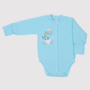 хороша модель Боді утеплене Baby Veres 102.101-13-4910 Blue Tint 62 см М'ятне (2000994470139)